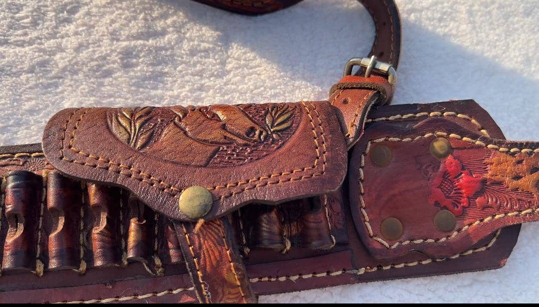 قطار فشنگ برنو چرم ترک درجه 1 طرح غزال