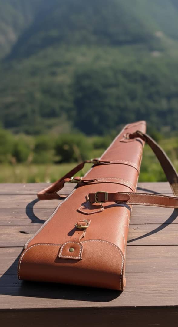 کیف تفنگ چرم گاومیش درجه یک برنوچرم